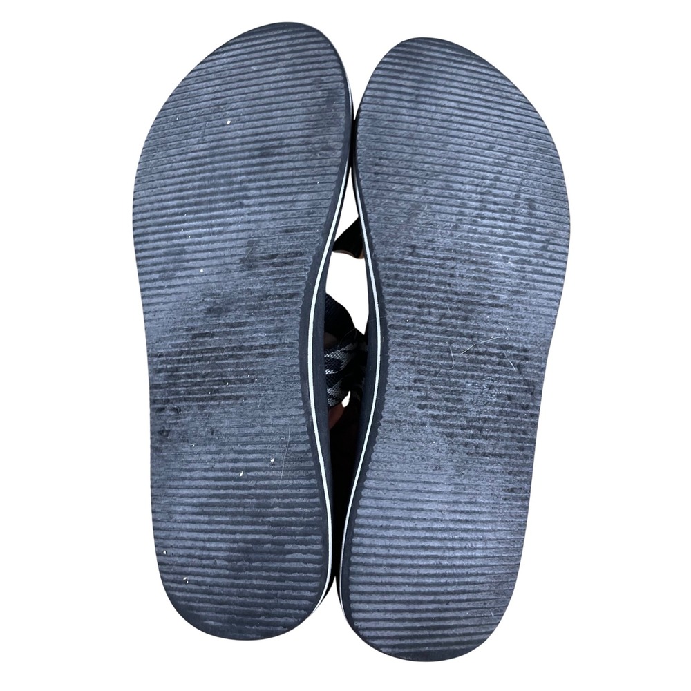 Tommy Bahama‎ Womens Sandals Size 7 Black White Tribal Pattern Flip Flop - Picture 6 of 6
